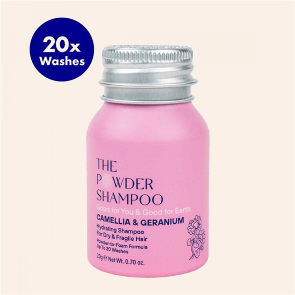The Powder Shampoo Camellia & Geranium Hydrating Shampoo For Dry & Fragile Hair 20g- Lillys Pharmacy and Health Store