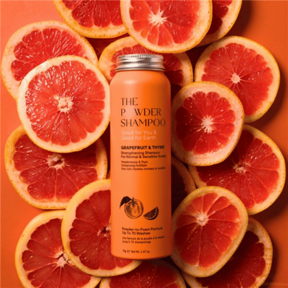 The Powder Shampoo Grapefruit & Thyme Strengthening Shampoo 70g- Lillys Pharmacy and Health Store