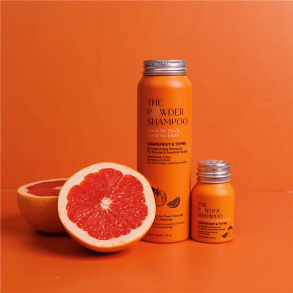 The Powder Shampoo Grapefruit & Thyme Strengthening Shampoo 70g- Lillys Pharmacy and Health Store
