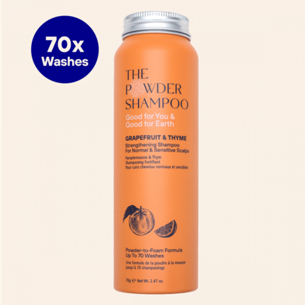 The Powder Shampoo Grapefruit & Thyme Strengthening Shampoo 70g- Lillys Pharmacy and Health Store