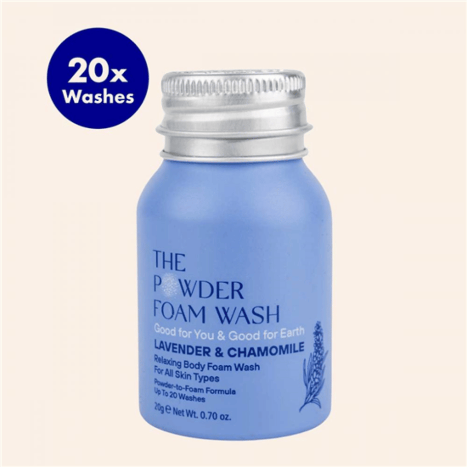 The Powder Shampoo Lavender & Chamomile Relaxing Body Foam Wash 20g- Lillys Pharmacy and Health Store