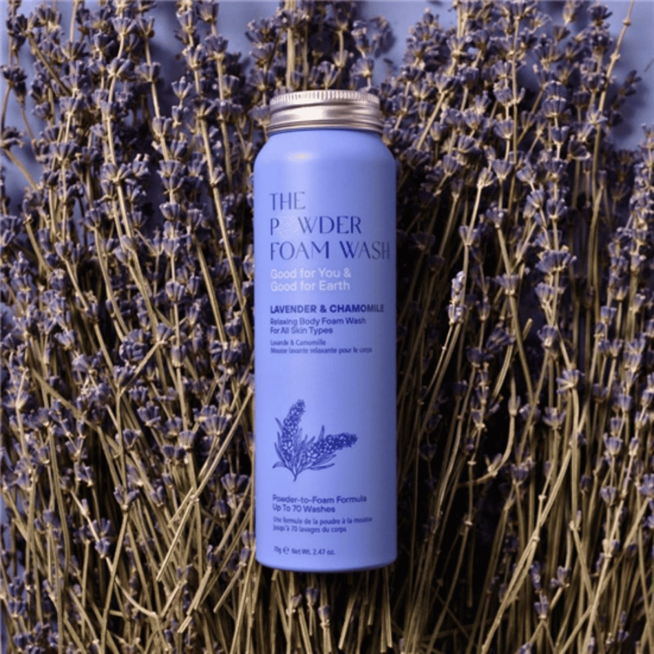 The Powder Shampoo Lavender & Chamomile Relaxing Body Foam Wash 70g- Lillys Pharmacy and Health Store