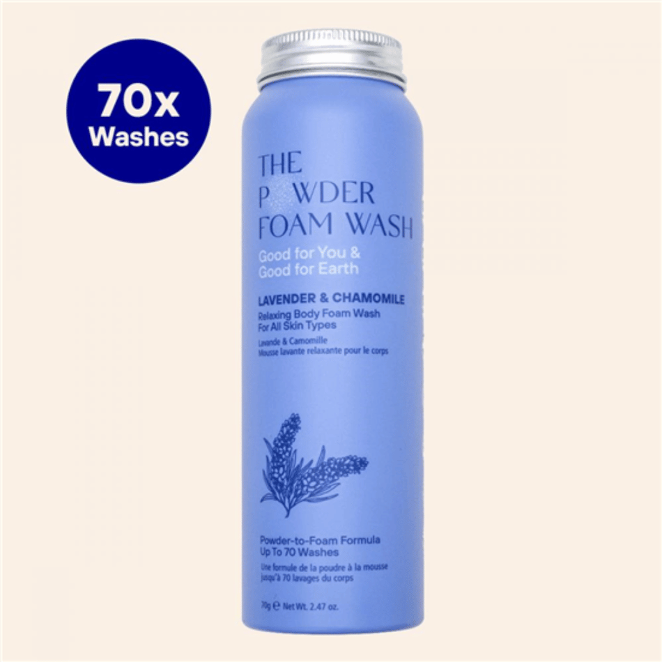 The Powder Shampoo Lavender & Chamomile Relaxing Body Foam Wash 70g- Lillys Pharmacy and Health Store