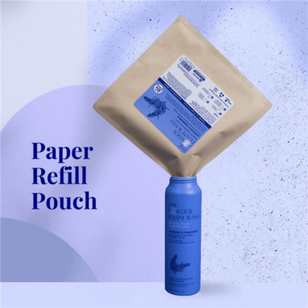 The Powder Shampoo Lavender & Chamomile Relaxing Body Foam Wash Refill Pouch 50g- Lillys Pharmacy and Health Store