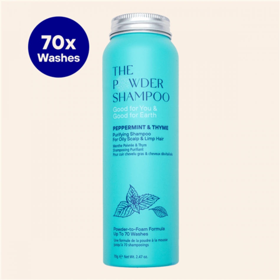 The Powder Shampoo Peppermint & Thyme Purifying Shampoo 70g- Lillys Pharmacy and Health Store