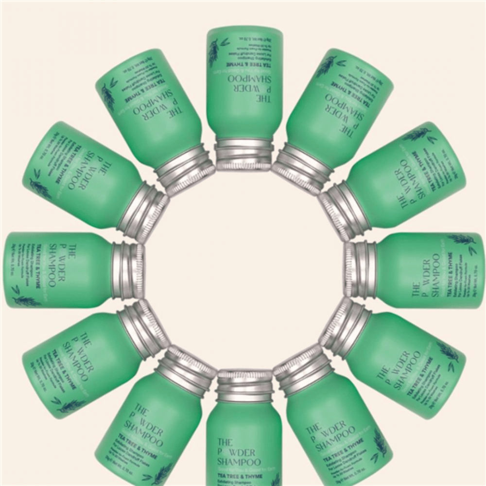 The Powder Shampoo Tea Tree & Thyme Exfoliating Shampoo 20g- Lillys Pharmacy and Health Store