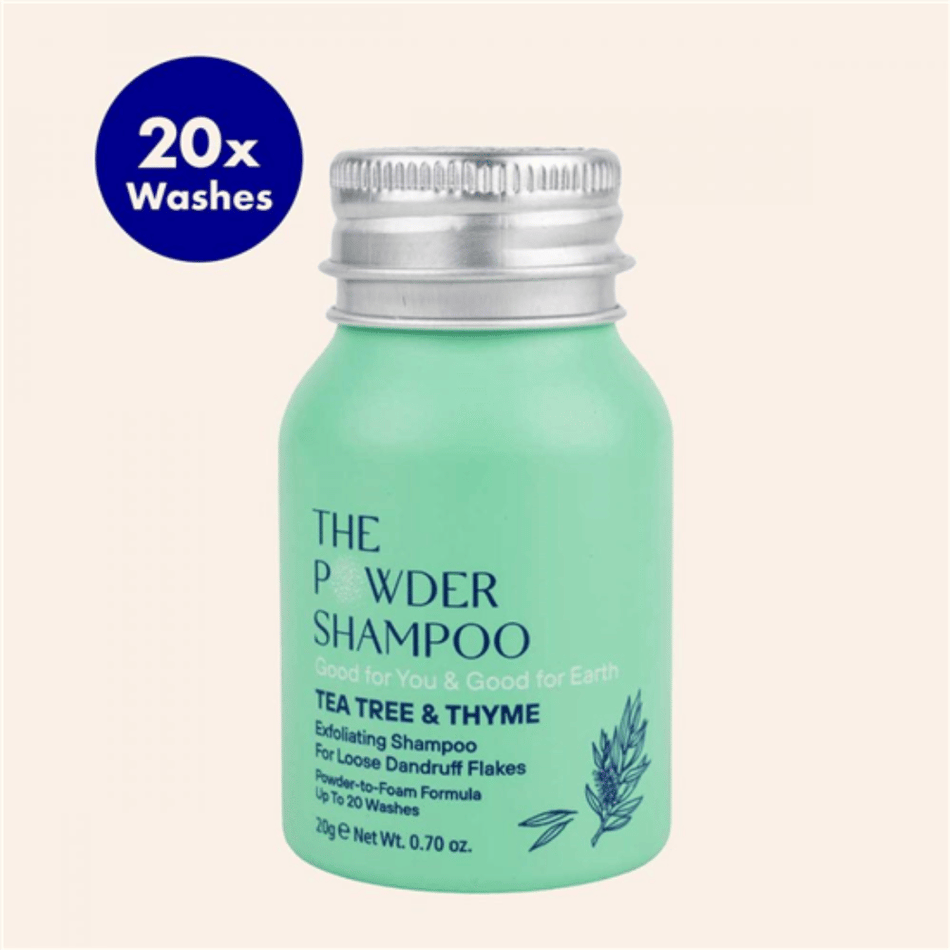 The Powder Shampoo Tea Tree & Thyme Exfoliating Shampoo 20g- Lillys Pharmacy and Health Store