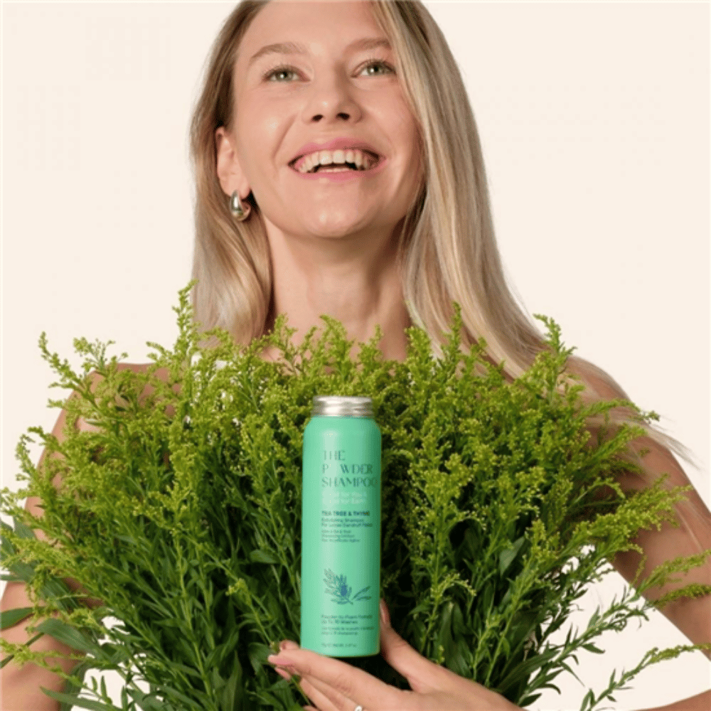 The Powder Shampoo Tea Tree & Thyme Exfoliating Shampoo 70g- Lillys Pharmacy and Health Store