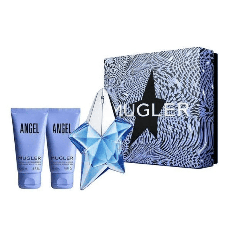 Thierry Mugler Angel Women's 25ml 3 Piece Gift Set - 25ml Eau de Parfum Spray, 50ml Body Lotion, 50ml Shower Gel- Lillys Pharmacy and Health Store