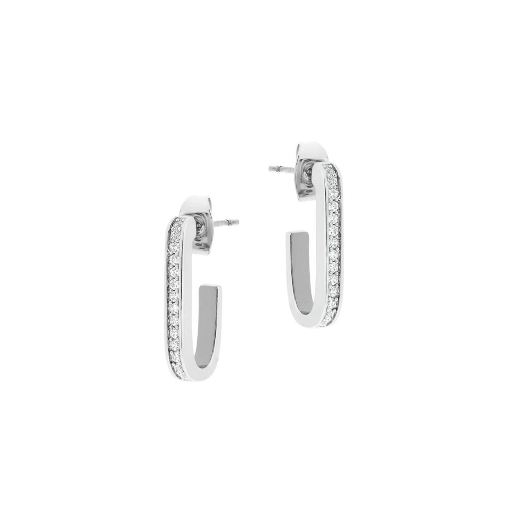 Tipperary Crystal J Earrings Silver- Lillys Pharmacy and Health Store