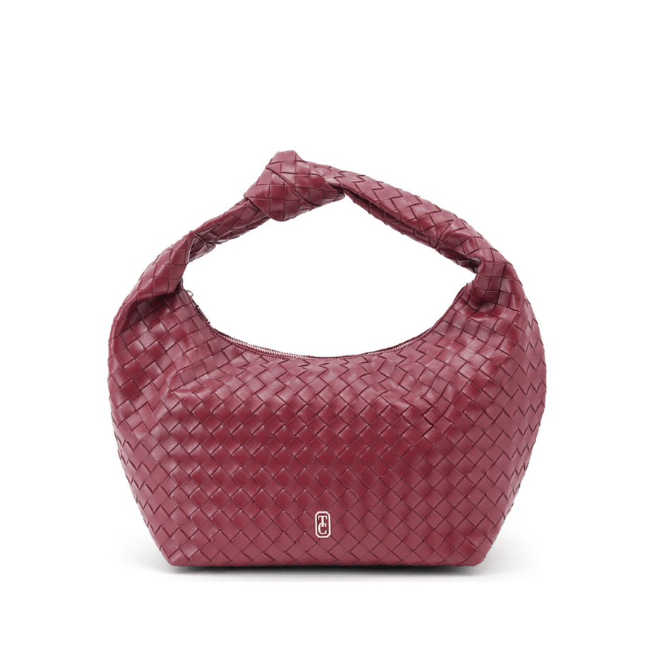 Tipperary Crystal Perla Tote Bag - Burgundy- Lillys Pharmacy and Health Store