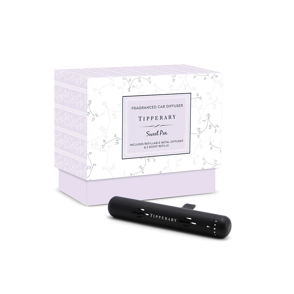Tipperary Crystal Sweet Pea Car Fragrance- Lillys Pharmacy and Health Store