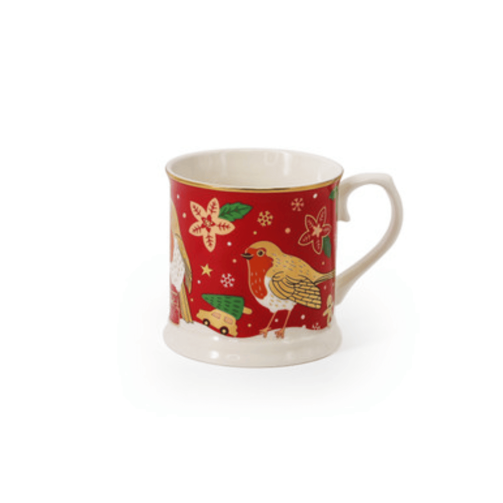Tipperary Merry & Merry and Christmas Robin S/2 Tankards- Lillys Pharmacy and Health Store