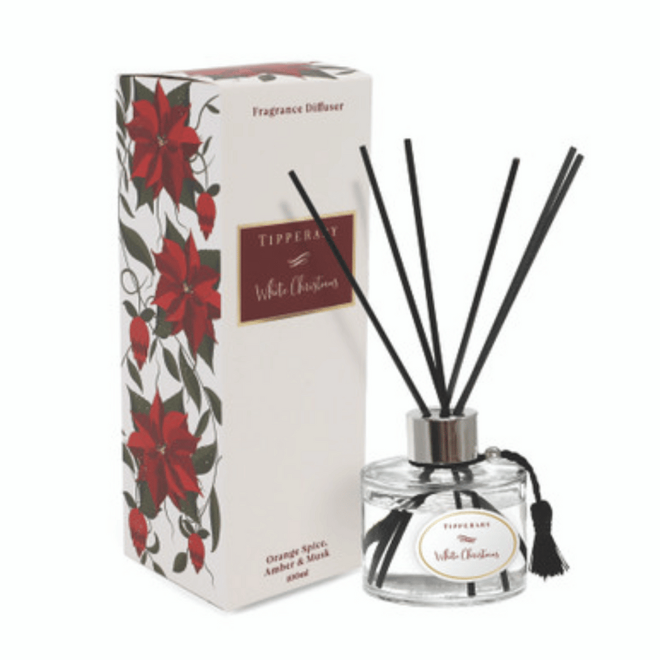 Tipperary Poinsettia Diffuser - White Christmas- Lillys Pharmacy and Health Store