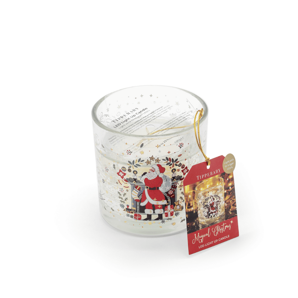 Tipperary Santa LED Light Up Candle- Lillys Pharmacy and Health Store