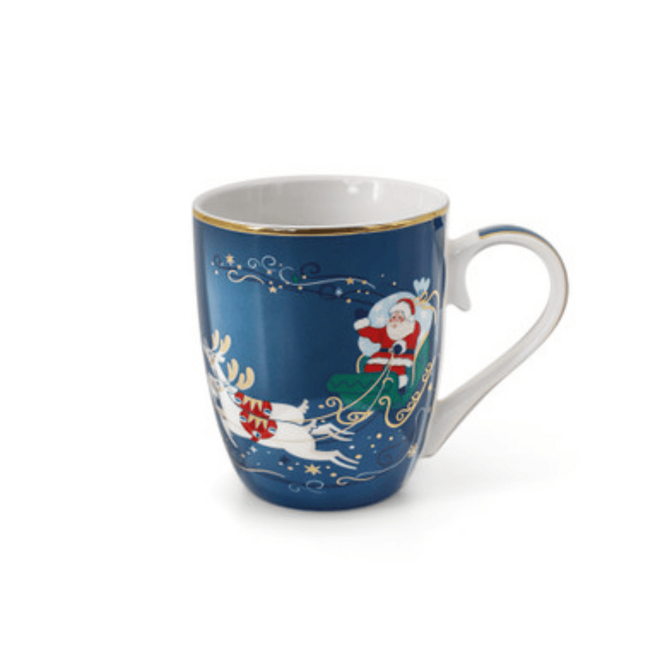 Tipperary Single Christmas Mug - Santa on Sleigh- Lillys Pharmacy and Health Store