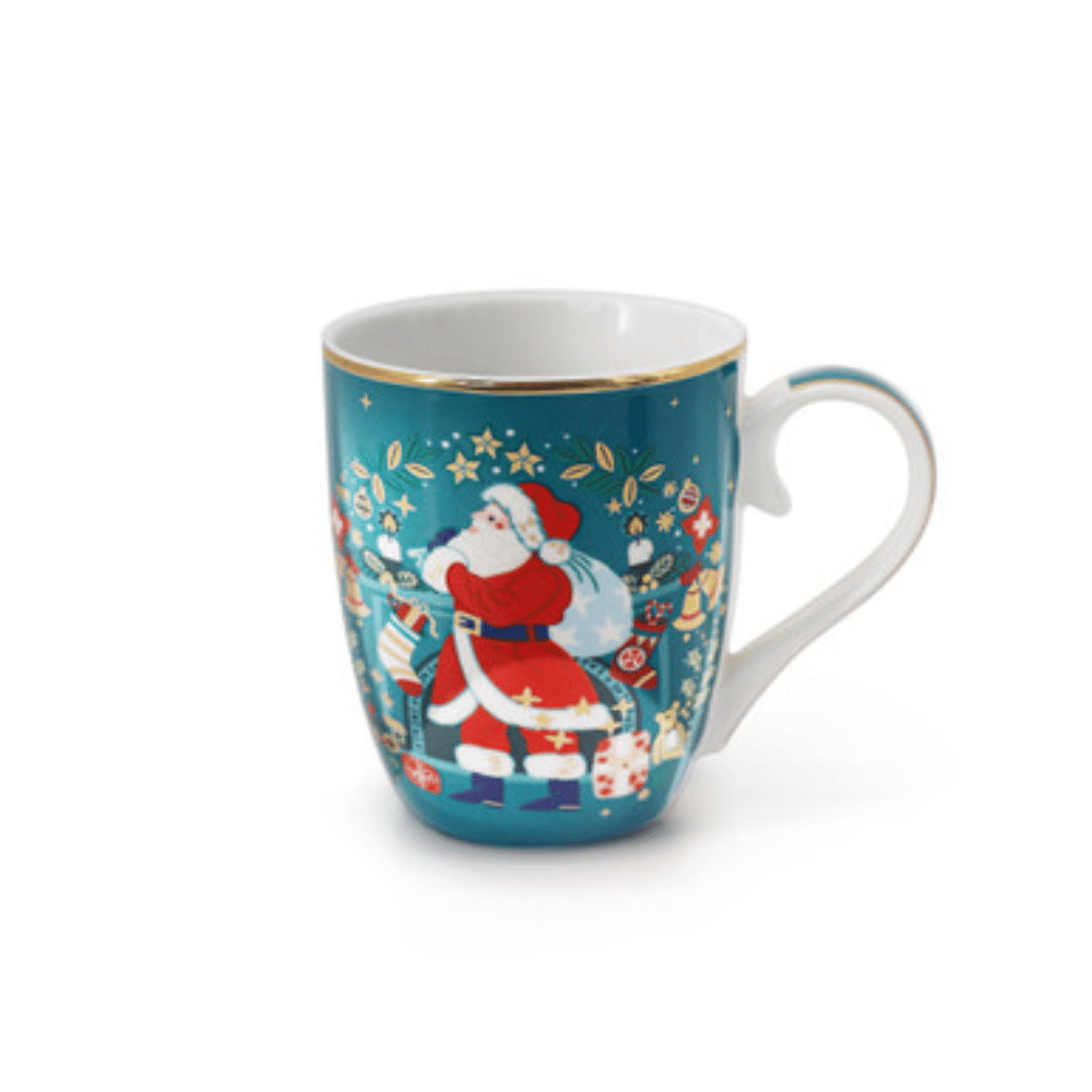 Tipperary Single Christmas Mug - Santa with Sack- Lillys Pharmacy and Health Store