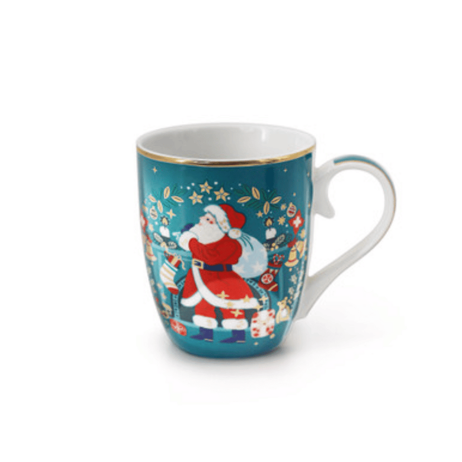 Tipperary Single Christmas Mug - Santa with Sack- Lillys Pharmacy and Health Store