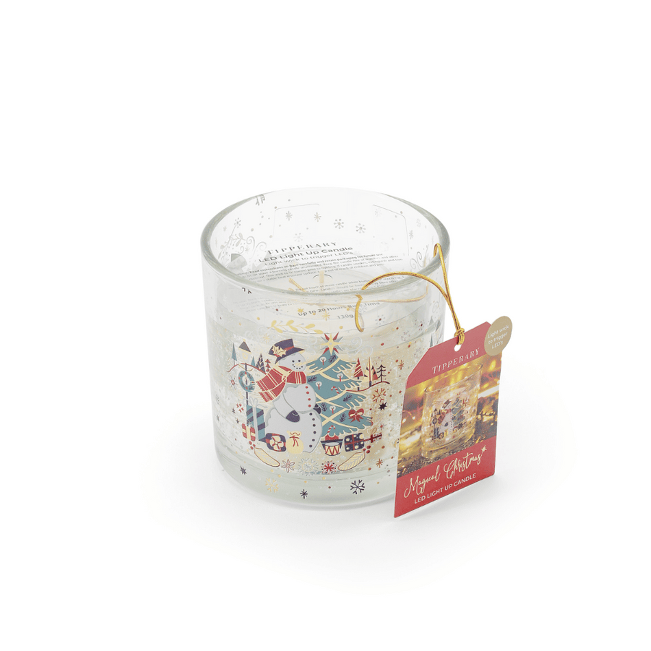 Tipperary Snowman LED Light Up Candle- Lillys Pharmacy and Health Store