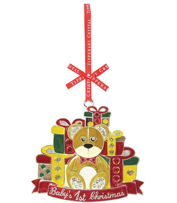 Tipperary Sparkle Baby's 1st Christmas Teddy Bear & Gifts Decoration- Lillys Pharmacy and Health Store
