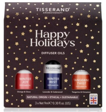 Tisserand Happy Holidays Diffuser Oil Trio- Lillys Pharmacy and Health Store
