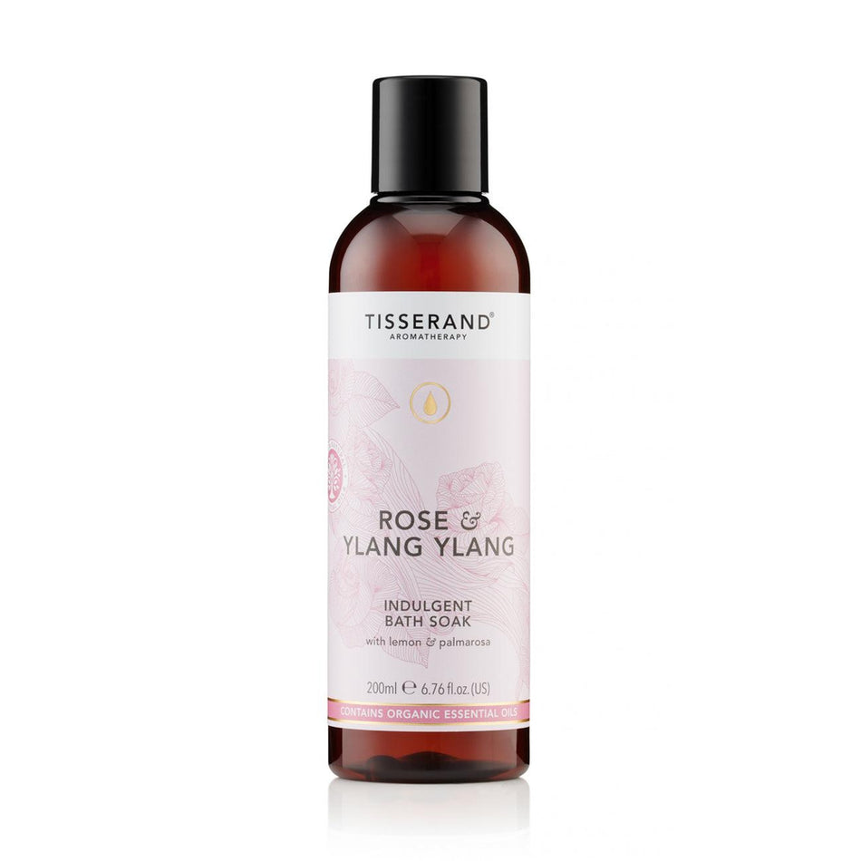 Tisserand Rose & Ylang Ylang Bath Soak 200ml- Lillys Pharmacy and Health Store