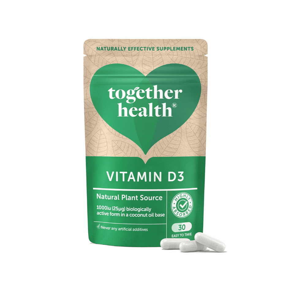 Together Health Vegan Vitamin D3 Food Supplement 30caps- Lillys Pharmacy and Health Store