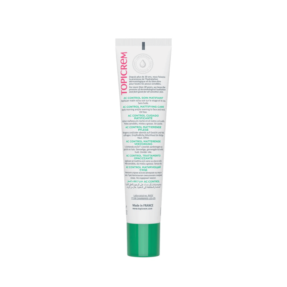 Topicrem AC Control Mattifying Care 40ml- Lillys Pharmacy and Health Store