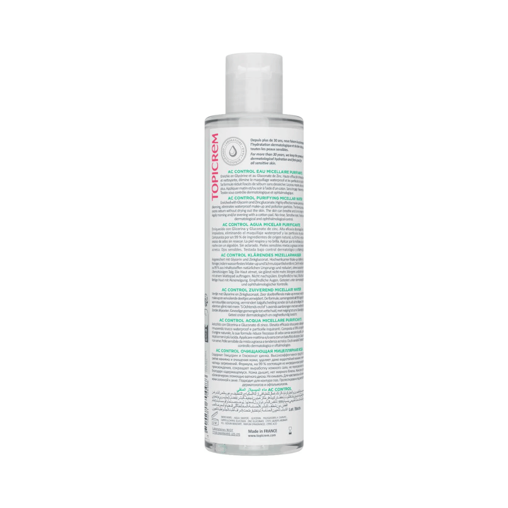 Topicrem AC Purifying Micellar Water 200ml- Lillys Pharmacy and Health Store