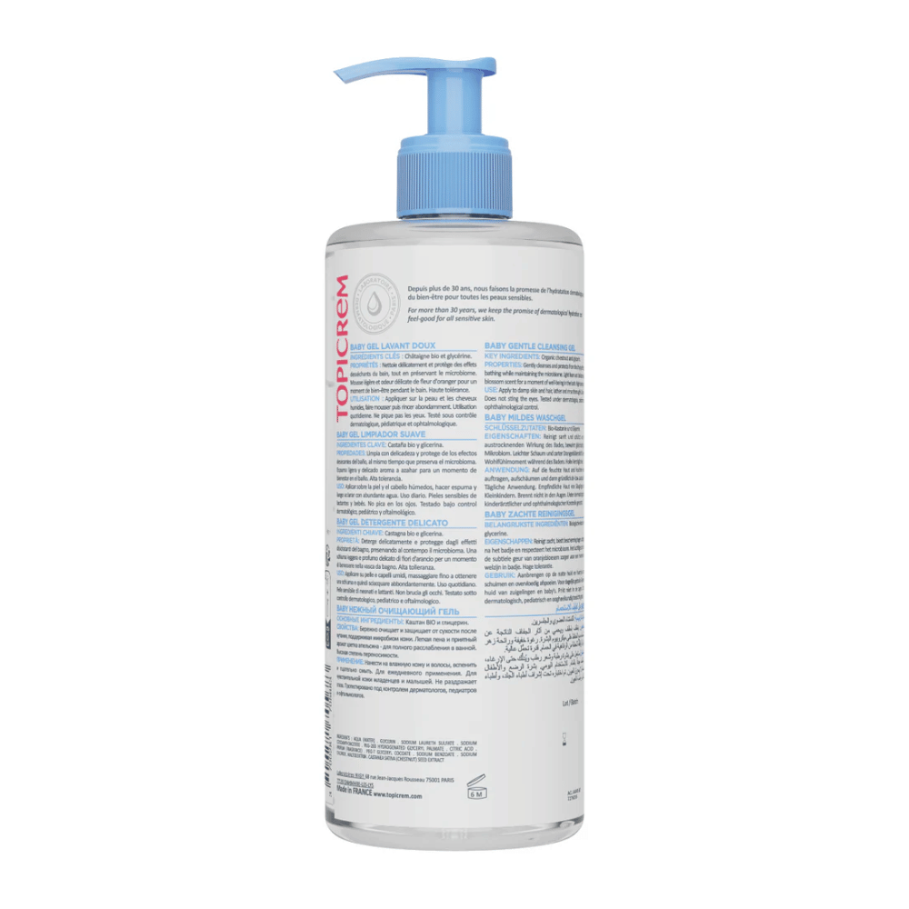 Topicrem BABY Gentle Cleansing Gel 500ml- Lillys Pharmacy and Health Store