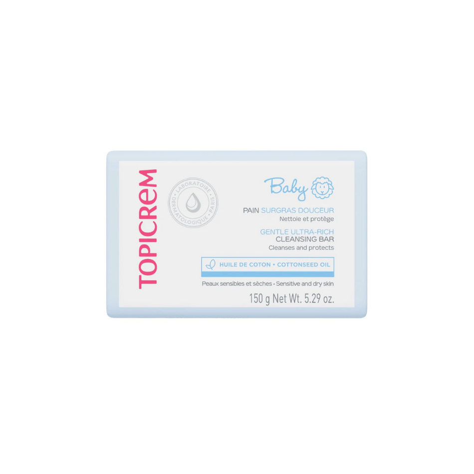 Topicrem Baby Gentle Ultra-Rich Cleansing Bar 150g- Lillys Pharmacy and Health Store