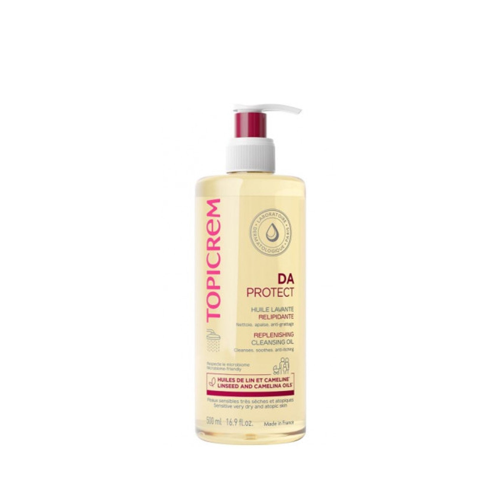 Topicrem DA PROTECT - Lipid-Replenishing Cleansing Oil 500ml- Lillys Pharmacy and Health Store