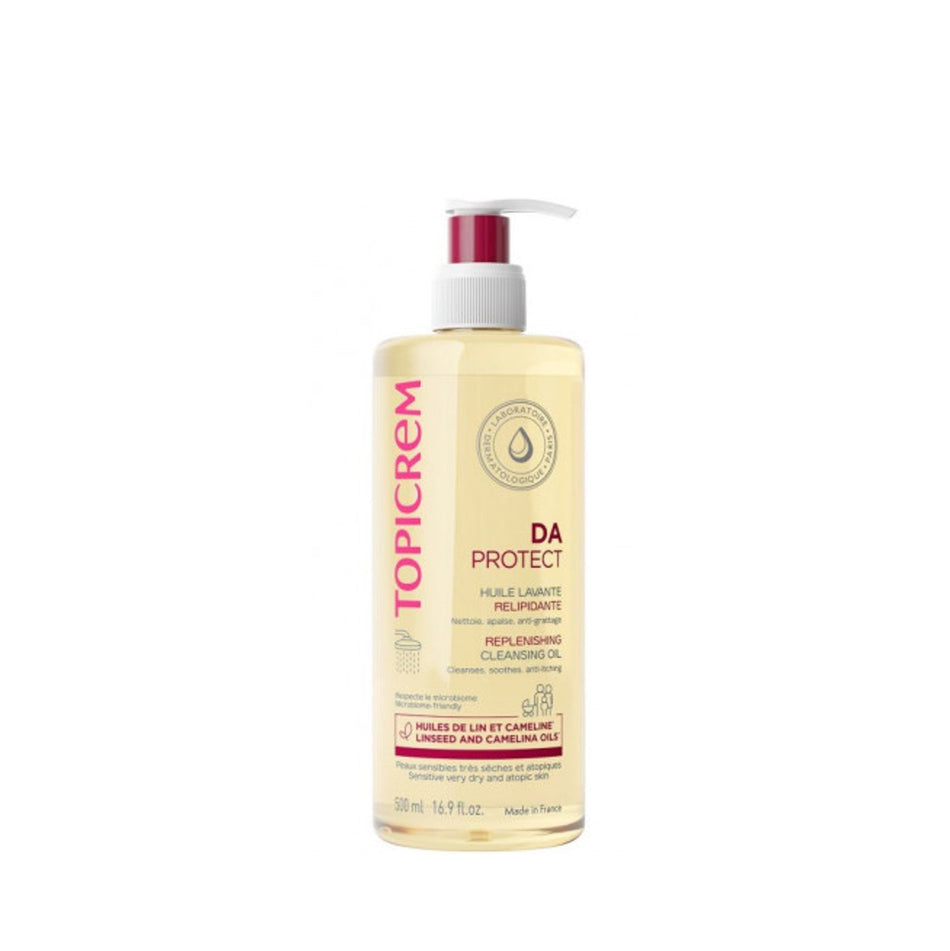 Topicrem DA PROTECT - Lipid-Replenishing Cleansing Oil 500ml- Lillys Pharmacy and Health Store
