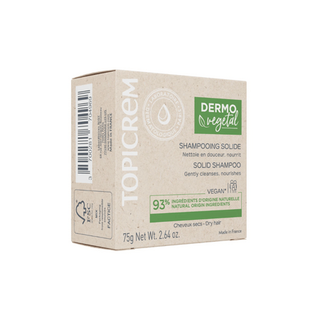 Topicrem DERMOVEGETAL Solid Shampoo 75g- Lillys Pharmacy and Health Store