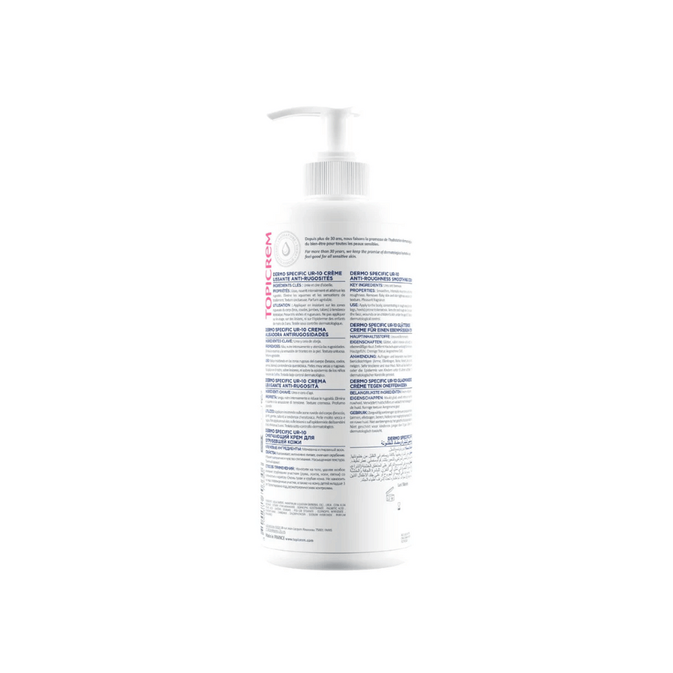 Topicrem Dermo Specific UR-10 Anti-Roughness Smoothing Cream 500ml- Lillys Pharmacy and Health Store
