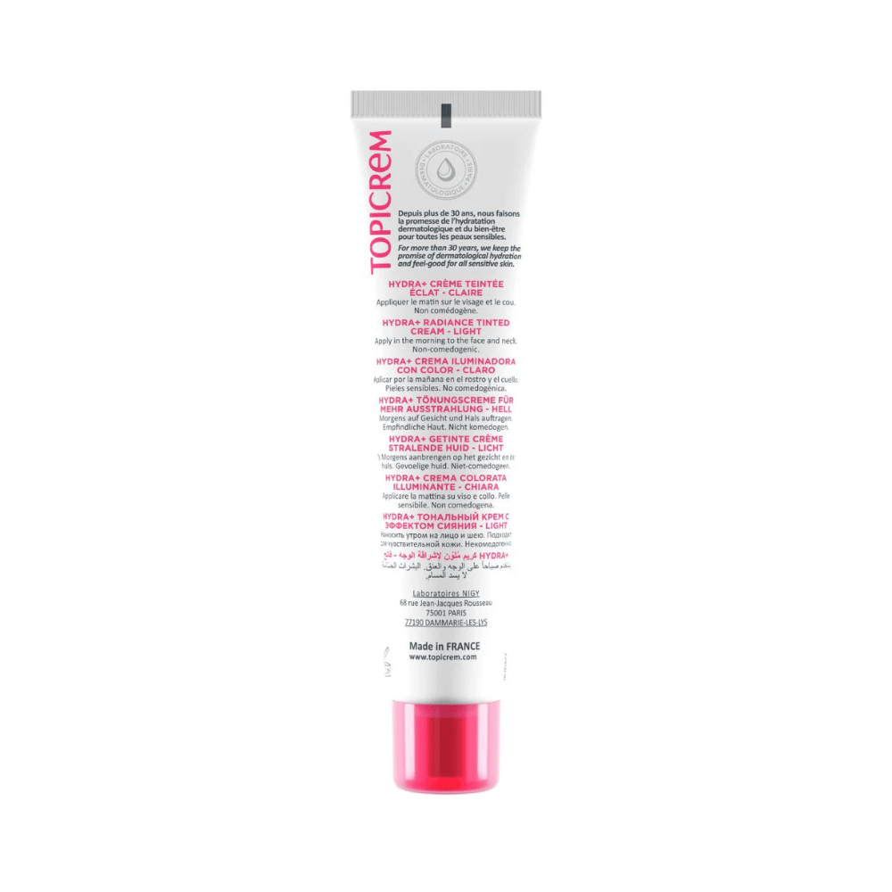 Topicrem HYDRA+ Radiance Tinted Cream SPF50 / Light 40ml- Lillys Pharmacy and Health Store