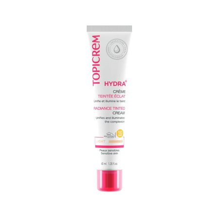 Topicrem HYDRA+ Radiance Tinted Cream SPF50 / Light 40ml- Lillys Pharmacy and Health Store