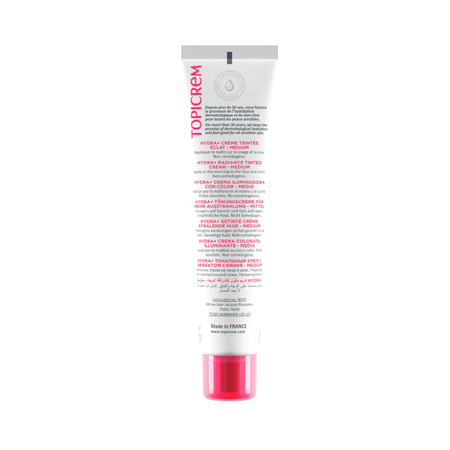 Topicrem HYDRA+ Radiance Tinted Cream SPF50 /Medium 40ml- Lillys Pharmacy and Health Store