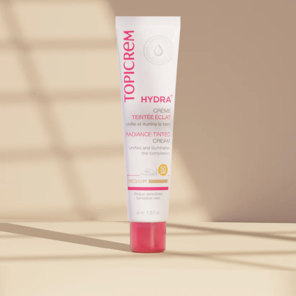 Topicrem HYDRA+ Radiance Tinted Cream SPF50 /Medium 40ml- Lillys Pharmacy and Health Store