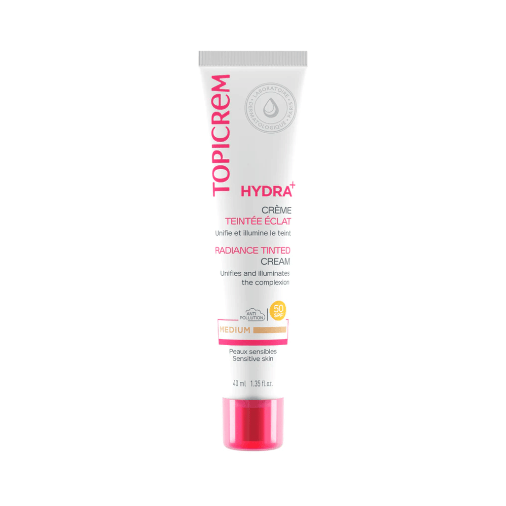Topicrem HYDRA+ Radiance Tinted Cream SPF50 /Medium 40ml- Lillys Pharmacy and Health Store