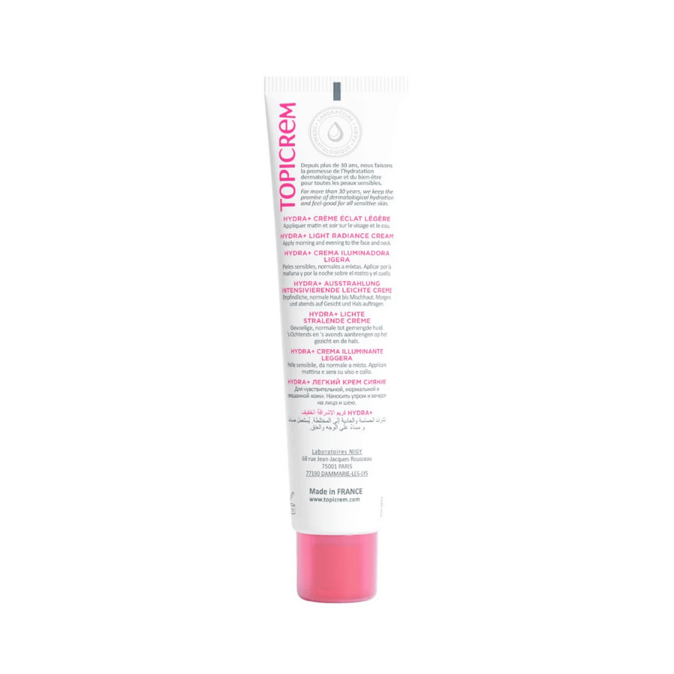 Topicrem Hydra+ Light Moisturizing Radiance Cream 40ml- Lillys Pharmacy and Health Store