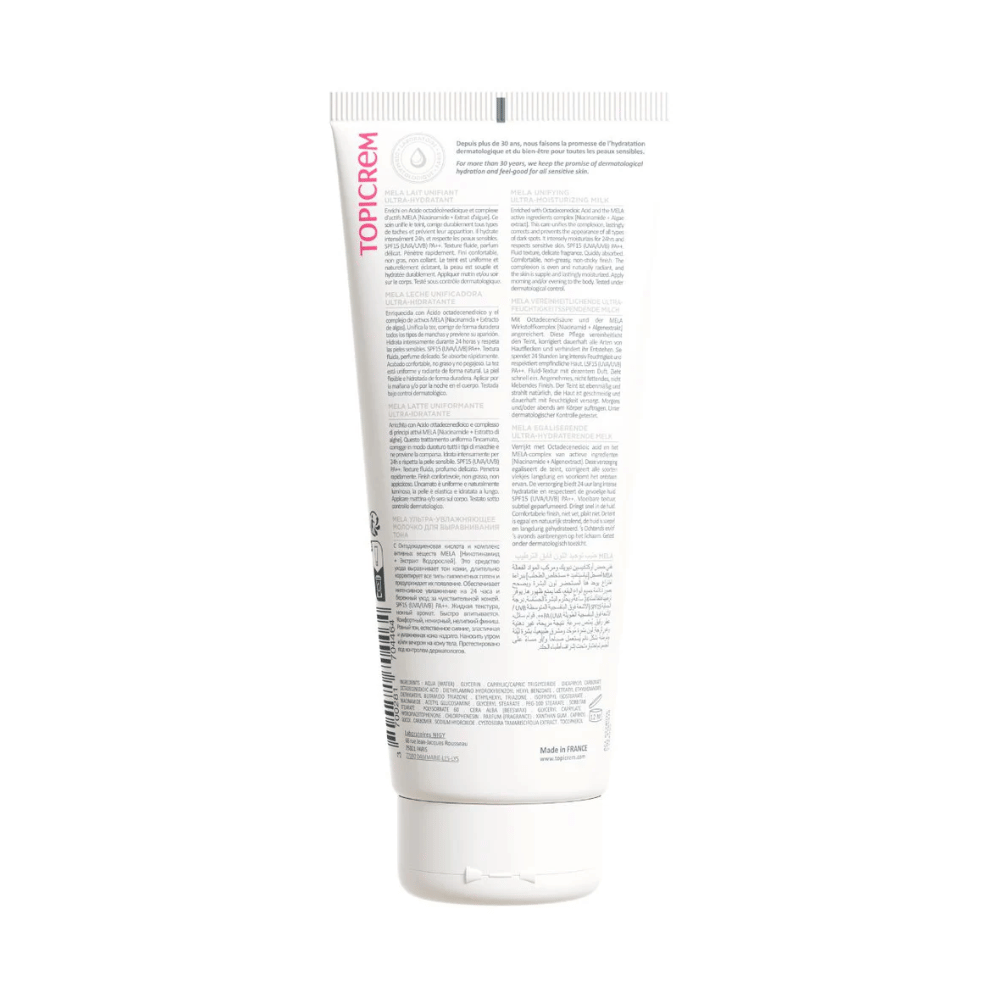 Topicrem MELA Unifying Ultra-Moisturizing Milk 200ml- Lillys Pharmacy and Health Store