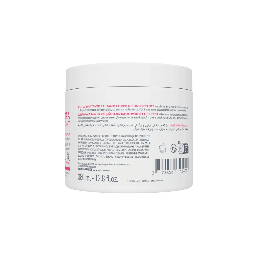 Topicrem ULTRA-MOISTURIZING Comforting Body Balm 380ml- Lillys Pharmacy and Health Store