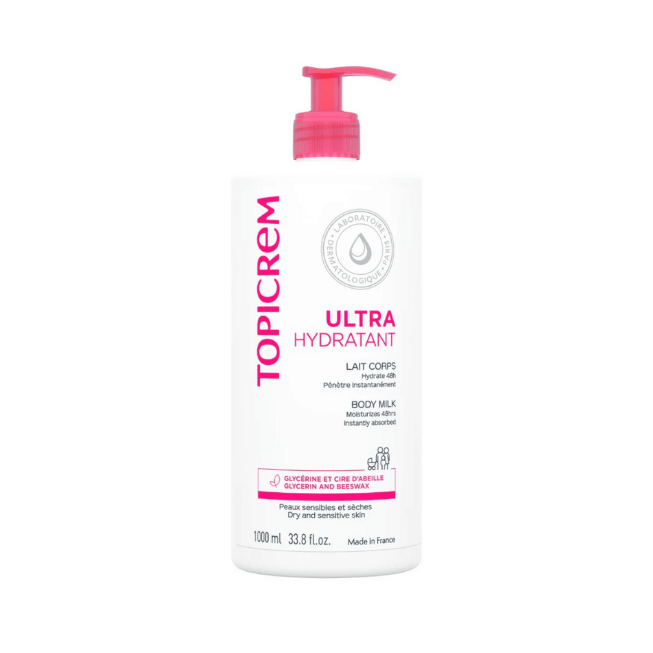 Topicrem Ultra-Moisturizing Body Milk 1000ml- Lillys Pharmacy and Health Store