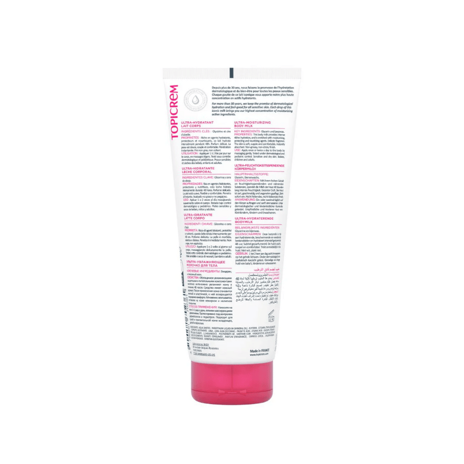 Topicrem Ultra-Moisturizing Body Milk 200ml- Lillys Pharmacy and Health Store