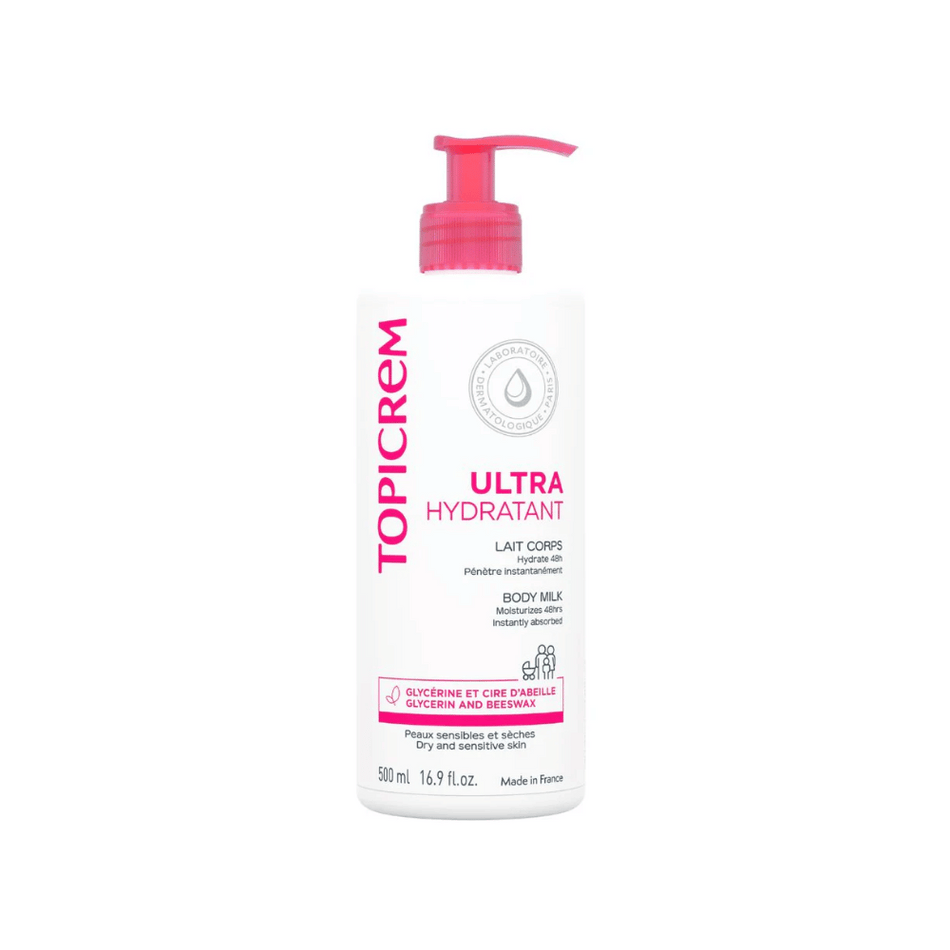 Topicrem Ultra-Moisturizing Body Milk 500ml- Lillys Pharmacy and Health Store