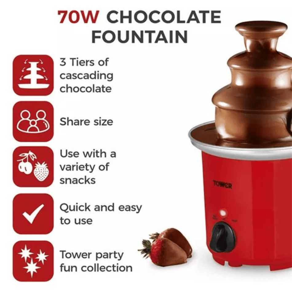 Tower Carnival Chocolate Fountain 90W- Lillys Pharmacy and Health Store