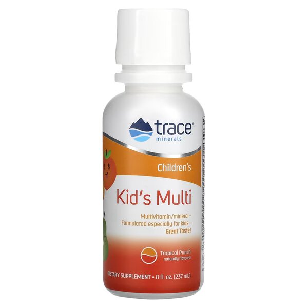 Trace Minerals Children's - Kid's Multi, Tropical Punch - 237 ml. - Lilly's Pharmacy