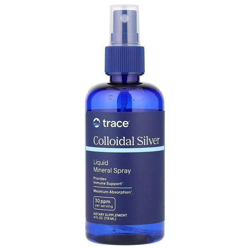 Trace Minerals Colloidal Silver Spray, 30ppm - 118 ml. - Lilly’s Pharmacy & Health Store