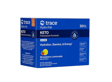 Trace Minerals Hydro Pak Keto, Strawberry Lemonade - 30 packets - Lilly's Pharmacy